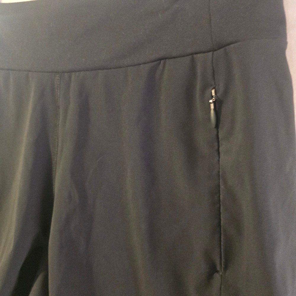 Columbia Shorts Medium Women Black Active Hiking Trail XK0945 Zipper Pockets - Picture 2 of 9
